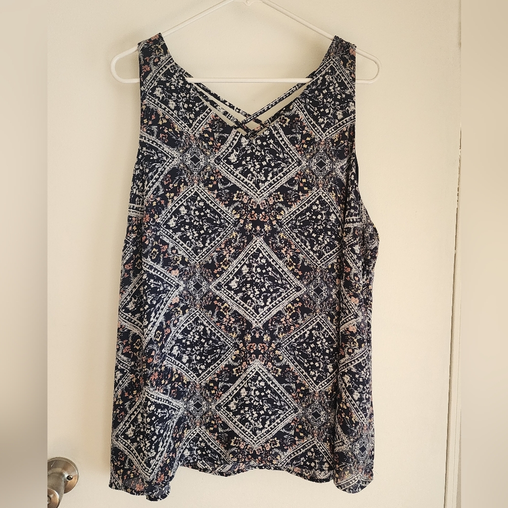 Maurices Paisley Tank Top 1X